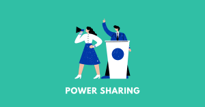 politicians, illustrating TBSE class 10 political science chapter power sharing