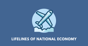 an airplane, illustrating the chapter TBSE, Tripura Board, notes, questions, answers, solutions, pdf, HSLC, extras, English medium, class 10, Social science, geography, Contemporary India II, madhyamik, hslc, Lifelines of National Economy