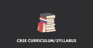 CBSE syllabus