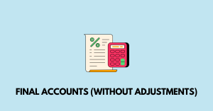 FINAL ACCOUNTS (WITHOUT ADJUSTMENTS) nbse class 10